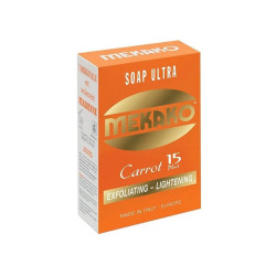 Savon exfoliant éclaircissant à l’huile de carotte 200 g – Mekako