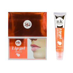 Lip gloss pêche Nicka New York 15 ml boîte de 48