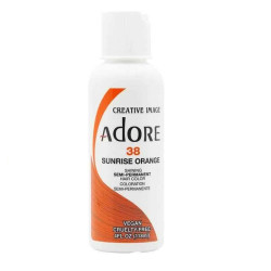 La coloration Adore No 38 Sunrise Orange 118 ml offre une teinte vive et éclatante pour vos cheveux. Sa formule enrichie en ingrédients nourrissants permet de colorer les cheveux tout en les protégeant. Idéale pour un look audacieux et lumineux, la teinte Sunrise Orange apporte de la vitalité et du dynamisme à votre chevelure. La coloration pénètre la fibre capillaire en douceur, laissant les cheveux doux, soyeux et brillants. Elle est facile à appliquer et garantit un résultat uniforme et durable. L’utilisation régulière permet d’obtenir une couleur intense et lumineuse, tout en préservant la santé des cheveux. La coloration Adore combine performance, protection et soin pour une chevelure éclatante et vibrante de santé.