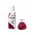 La coloration Adore No 70 Raging Red 118 ml offre une couleur rouge intense et vibrante pour des cheveux éclatants de santé. Sa formule enrichie en agents nourrissants colore uniformément tout en protégeant la fibre capillaire. Adaptée à tous types de cheveux, elle réduit la casse et apporte brillance et souplesse. Facile à appliquer, elle pénètre la fibre capillaire en douceur pour un résultat lumineux et durable. L’usage régulier permet de conserver la couleur intense et la santé de la chevelure, tout en la laissant douce et soyeuse. La teinte Raging Red est idéale pour celles et ceux qui souhaitent un rouge audacieux et vibrant. Adore No 70 combine soin, protection et couleur éclatante pour un résultat professionnel à domicile.