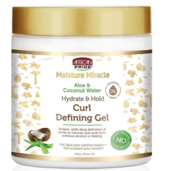 Gel Définisseur de Boucles Aloe & Eau de Coco 510 g – Moisture Miracle