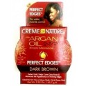 Argan Oil Perfect Edge Brown 63,7 g Creme of Nature gel coiffant contours marron à l’huile d’argan