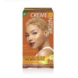 Color Liquid Hair Color C42 Light Golden Blonde Creme of Nature coloration permanente liquide à l’huile d’argan