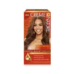 Color Warm Brown N° 7.3 Creme of Nature coloration permanente à l’huile d’argan