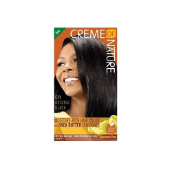 Liquid Hair Color C11 Natural Black Creme of Nature coloration liquide noir naturel