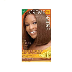 Liquid Hair Color C20 Light Golden Creme of Nature coloration liquide blond doré clair