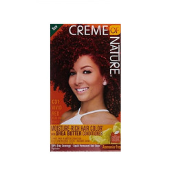Liquid Hair Color C31 Vivid Red Creme of Nature coloration liquide rouge vif intense