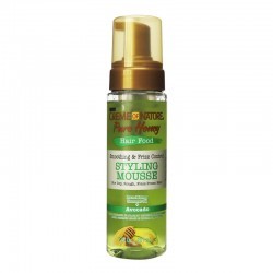 Pure Honey Hair Food Avocado Mousse Creme of Nature mousse capillaire hydratante avocat miel