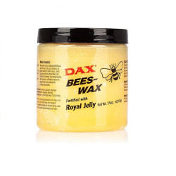 Wax Royal Jelly 75oz Dax Bees cire capillaire nourrissante gelée royale cheveux bouclés