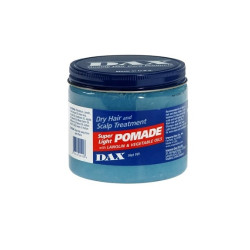 Pommade Bleu Superlight 3.5oz Dax pommade capillaire cheveux bouclés frisés crépus