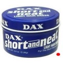 Pommade Short Neat Light Hairdress Bleu 3.5oz Dax coiffage cheveux courts brillance légère