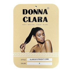 Glamour Straight Combi Donna Clara fer à lisser cheveux lisses brillant polyvalent