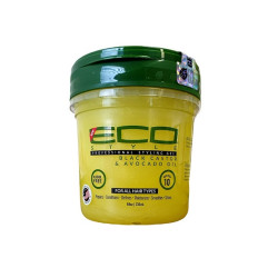 Eco Styler Styling Black Castor Avocado Oil 8oz soin coiffant nourrissant